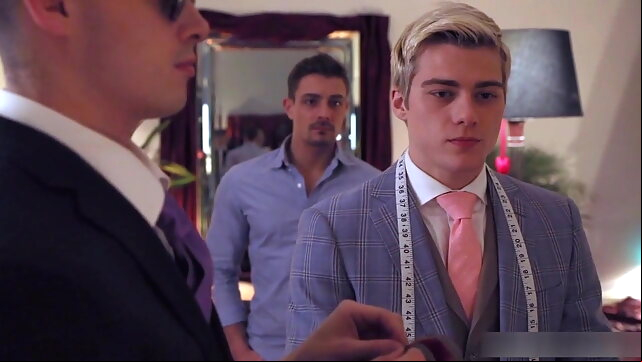 Blake Mitchell Bareback Carter Dane - The Tailor gaysex bareback video